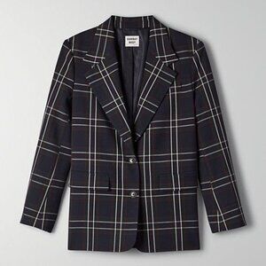 NWT Aritzia plaid blazer